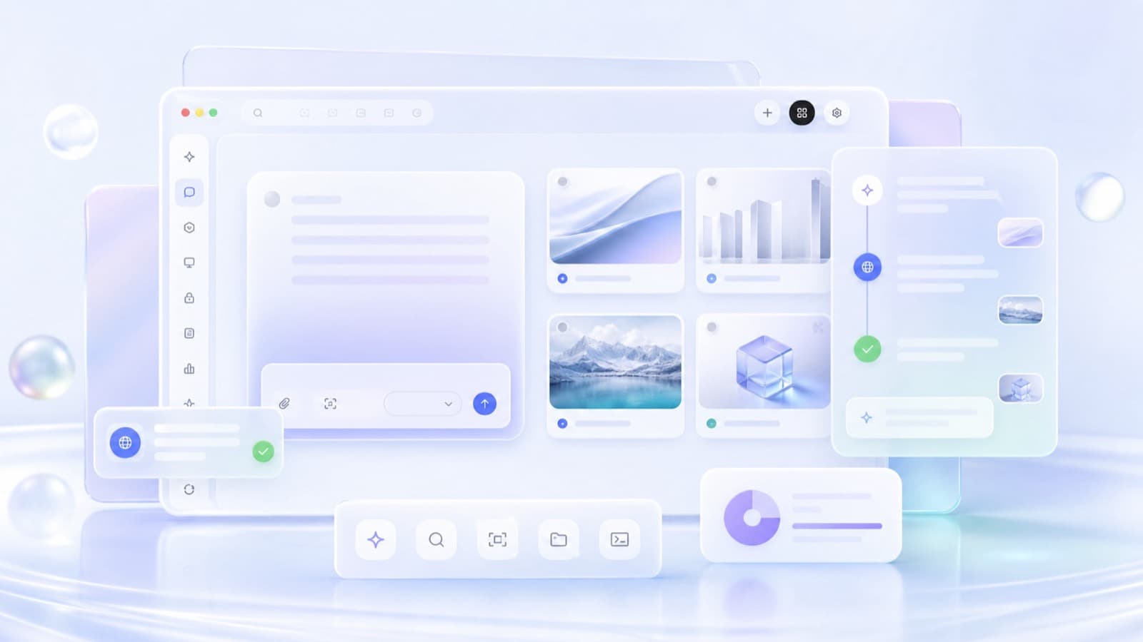 Fan browser AI agent workspace